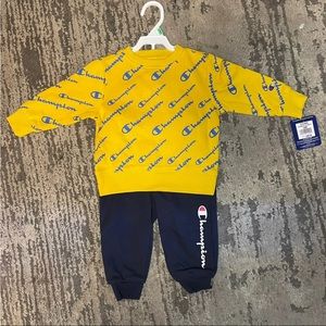 Toddler champion sweat suit